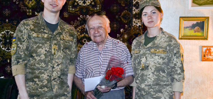 Вшанування військовослужбовцями Держспецзв’язку ветеранів Другої світової війни